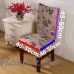 1 piezas flor hoja estiramiento decoración comedor silla cubierta Spandex decoración cubrir Hotel restaurante silla 028 ali-67502318